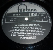 Carica l&#39;immagine nel visualizzatore di Gallery, The Spencer Davis Group : The Spencer Davis Group Special (LP, Album)
