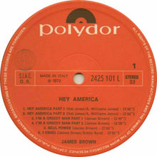 Carica l&#39;immagine nel visualizzatore di Gallery, James Brown : Hey America (LP, Comp)
