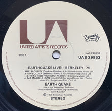 Carica l'immagine nel visualizzatore di Gallery, Earth Quake (2) : Live!! Berkeley '75 (LP, Album)
