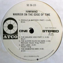 Carica l&#39;immagine nel visualizzatore di Gallery, Hawkwind : Warrior On The Edge Of Time (LP, Album, Promo, Pre)

