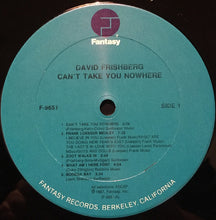 Carica l&#39;immagine nel visualizzatore di Gallery, Dave Frishberg : Can&#39;t Take You Nowhere (LP)
