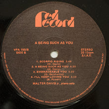 Carica l'immagine nel visualizzatore di Gallery, Walter Davis Jr. : A Being Such As You (LP, Album)
