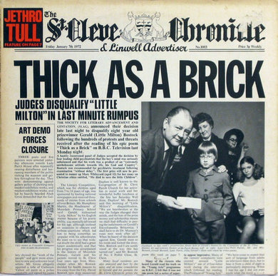 Jethro Tull : Thick As A Brick (LP, Album, RP, New)