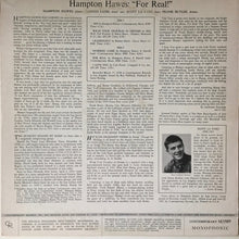 Carica l&#39;immagine nel visualizzatore di Gallery, Hampton Hawes : For Real! (LP, Album, Mono)

