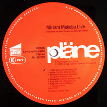 Carica l&#39;immagine nel visualizzatore di Gallery, Miriam Makeba : Live (LP, Album)
