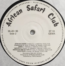 Carica l&#39;immagine nel visualizzatore di Gallery, Safari Sound Band &amp; Guest Star Jane Osborne : African Safari Club Presents Safari Sound &amp; Guest Star Jane Osborne (LP, Album)
