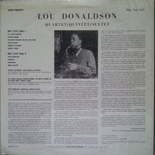 Carica l&#39;immagine nel visualizzatore di Gallery, Lou Donaldson : Quartet / Quintet / Sextet (LP, Album, Mono, RE)
