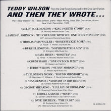 Carica l'immagine nel visualizzatore di Gallery, Teddy Wilson : And Then They Wrote... (CD, Album)
