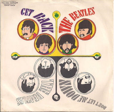The Beatles With Billy Preston : Get Back / Don't Let Me Down (7