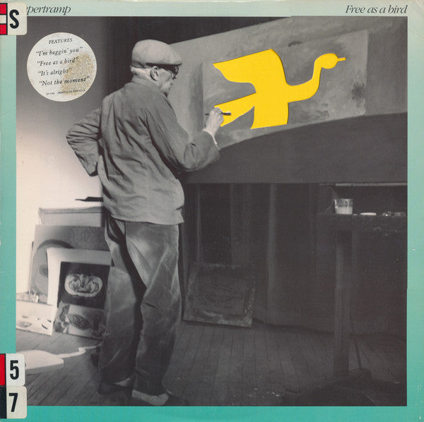 Supertramp : Free As A Bird (LP, Album, Gre)