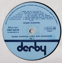Carica l&#39;immagine nel visualizzatore di Gallery, Dionne Warwick : Dionne Warwicke Canta Burt Bacharach Vol. I (LP, Comp)

