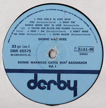 Carica l&#39;immagine nel visualizzatore di Gallery, Dionne Warwick : Dionne Warwicke Canta Burt Bacharach Vol. I (LP, Comp)
