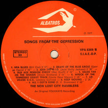 Carica l&#39;immagine nel visualizzatore di Gallery, The New Lost City Ramblers : Songs From The Depression = Canzoni Della Grande Depressione (LP, Album)
