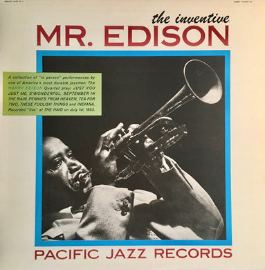 The Harry Edison Quartet : The Inventive Mr. Edison (LP, Album, RE)
