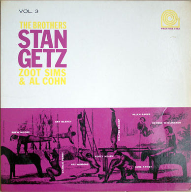 Stan Getz, Zoot Sims & Al Cohn : The Brothers (LP, Comp, RE)