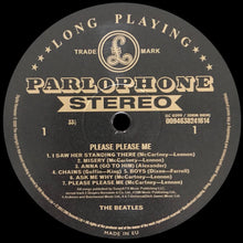 Carica l&#39;immagine nel visualizzatore di Gallery, The Beatles : Please Please Me (LP, Album, RE, RM, 180)
