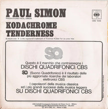 Carica l&#39;immagine nel visualizzatore di Gallery, Paul Simon : Kodachrome / Tenderness (7&quot;)
