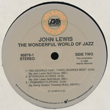 Carica l'immagine nel visualizzatore di Gallery, John Lewis (2) : The Wonderful World Of Jazz (LP, Album, RE, RM)
