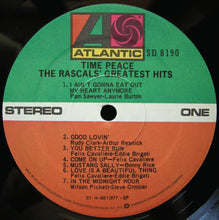Carica l&#39;immagine nel visualizzatore di Gallery, The Rascals : Time Peace: The Rascals&#39; Greatest Hits (LP, Comp, RE, SP)
