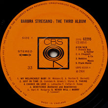 Carica l&#39;immagine nel visualizzatore di Gallery, Barbra Streisand : The Third Album (LP, Album)
