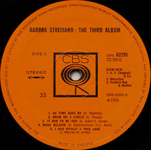 Carica l&#39;immagine nel visualizzatore di Gallery, Barbra Streisand : The Third Album (LP, Album)
