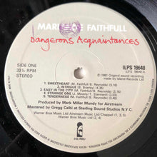 Carica l'immagine nel visualizzatore di Gallery, Marianne Faithfull : Dangerous Acquaintances (LP, Album)
