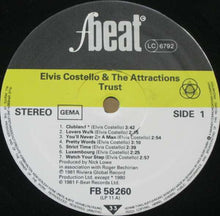 Carica l&#39;immagine nel visualizzatore di Gallery, Elvis Costello And The Attractions* : Trust (LP, Album)
