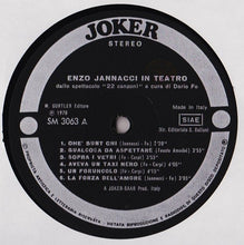 Carica l&#39;immagine nel visualizzatore di Gallery, Enzo Jannacci : In Teatro (LP, Album, RE)
