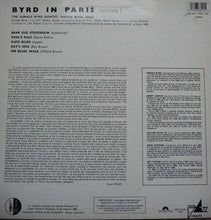 Carica l&#39;immagine nel visualizzatore di Gallery, Donald Byrd : Byrd In Paris Volume I (LP, Album, Mono, RE)
