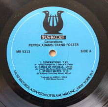 Carica l&#39;immagine nel visualizzatore di Gallery, Pepper Adams, Frank Foster : Generations (LP, Album)
