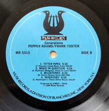 Carica l&#39;immagine nel visualizzatore di Gallery, Pepper Adams, Frank Foster : Generations (LP, Album)
