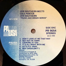 Carica l&#39;immagine nel visualizzatore di Gallery, Jeri Southern : Jeri Southern Meets Cole Porter (LP, Album, RE)
