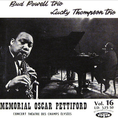 The Bud Powell Trio / Lucky Thompson Trio : Memorial Oscar Pettiford (LP, Mono)