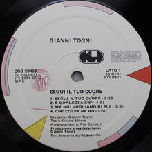 Carica l&#39;immagine nel visualizzatore di Gallery, Gianni Togni : Segui Il Tuo Cuore (LP, Gat)
