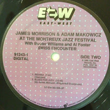 Carica l&#39;immagine nel visualizzatore di Gallery, James Morrison &amp; Adam Makowicz : Swiss Encounter (LP, Album)
