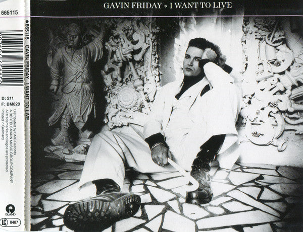 Gavin Friday : I Want To Live (CD, Single)