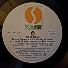 Carica l'immagine nel visualizzatore di Gallery, Teresa Brewer &amp; The World's Greatest Jazzband Of Yank Lawson And Bob Haggart : Good News (LP, Album)

