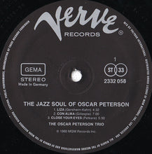Carica l&#39;immagine nel visualizzatore di Gallery, Oscar Peterson : The Jazz Soul Of Oscar Peterson (LP, Album, RE)
