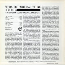 Carica l&#39;immagine nel visualizzatore di Gallery, Herb Ellis : Softly... But With That Feeling (LP, Album, RE)
