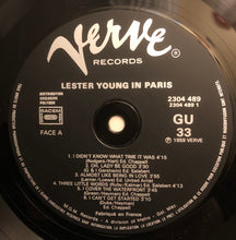 Carica l&#39;immagine nel visualizzatore di Gallery, Lester Young : Lester Young In Paris (LP, Album, Mono, RP)
