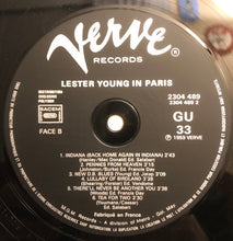 Carica l&#39;immagine nel visualizzatore di Gallery, Lester Young : Lester Young In Paris (LP, Album, Mono, RP)
