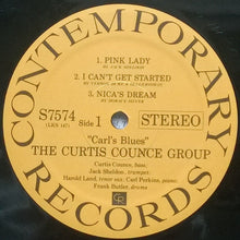 Carica l&#39;immagine nel visualizzatore di Gallery, The Curtis Counce Group : Carl&#39;s Blues (LP, Album, RE, SLM)
