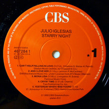 Carica l&#39;immagine nel visualizzatore di Gallery, Julio Iglesias : Starry Night (LP, Album)
