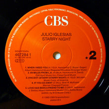 Carica l&#39;immagine nel visualizzatore di Gallery, Julio Iglesias : Starry Night (LP, Album)
