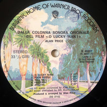 Carica l&#39;immagine nel visualizzatore di Gallery, Alan Price : O Lucky Man ! - Colonna Sonora Originale Del Film (LP, Album, Gat)
