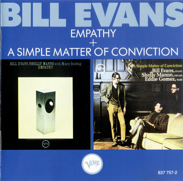 Bill Evans : Empathy + A Simple Matter Of Conviction (CD, Comp, RM)