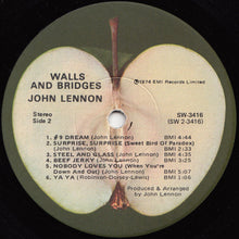 Carica l&#39;immagine nel visualizzatore di Gallery, John Lennon : Walls And Bridges (LP, Album, Win)
