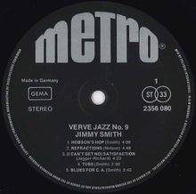 Carica l&#39;immagine nel visualizzatore di Gallery, Jimmy Smith : Verve Jazz No. 9 (LP, Album, Comp)
