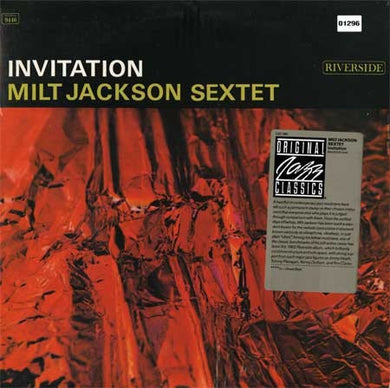 Milt Jackson Sextet : Invitation (LP, Album, RE)