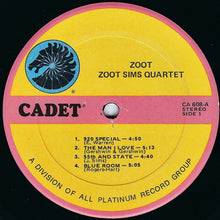 Carica l&#39;immagine nel visualizzatore di Gallery, Zoot Sims Quartet : Zoot (LP, Album, RE)
